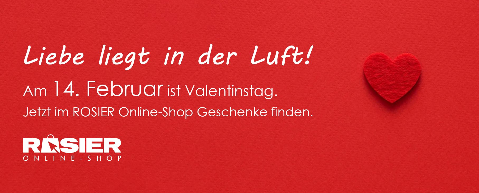 Valentinstag Slider rosier.de