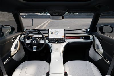 smart#1 Interieur; Innenausstattung aus Fahrerperspektive