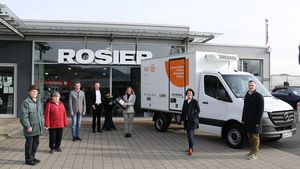 Neues Kühlfahrzeug von ROSIER für die Tafel in Goslar.