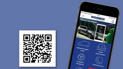 Jetzt die ROSIER App herunterladen und Termine online buchen