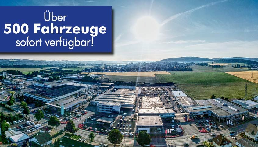 Über 500 Fahrzeuge am ROSIER Standort Menden. Sofort verfügbar.