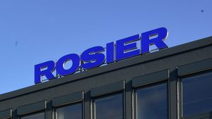 Rosier Logo auf Dach