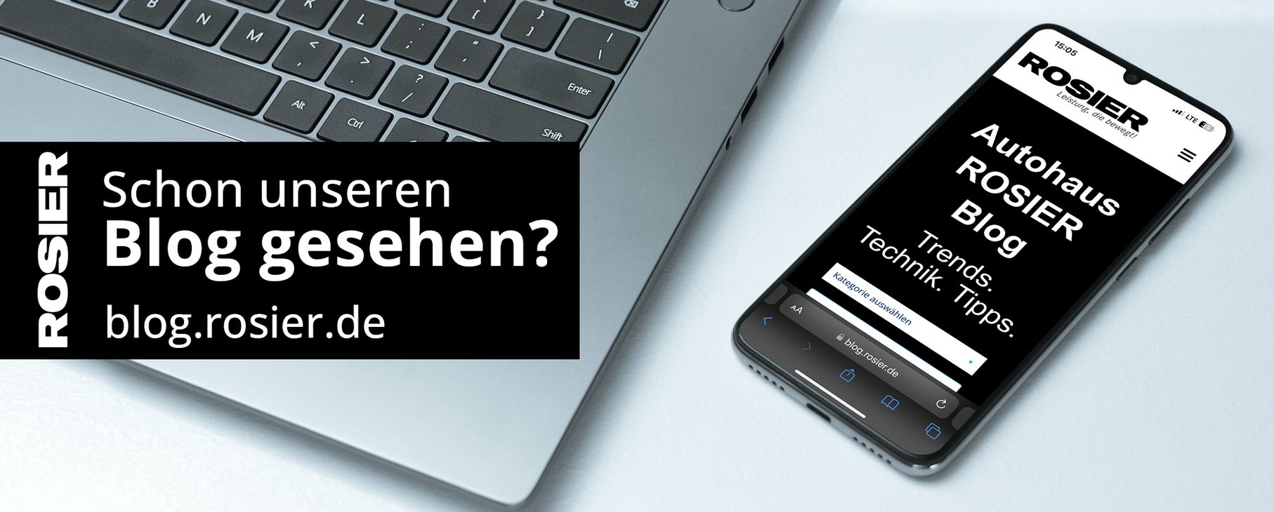 Entdecken Sie jetzt unseren neuen ROSIER Blog.