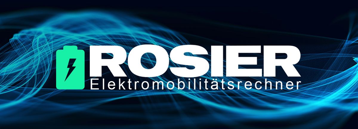 ROSIER Elektromobilitätsrechner Titelbild; Elektro-Mobilität berechnen