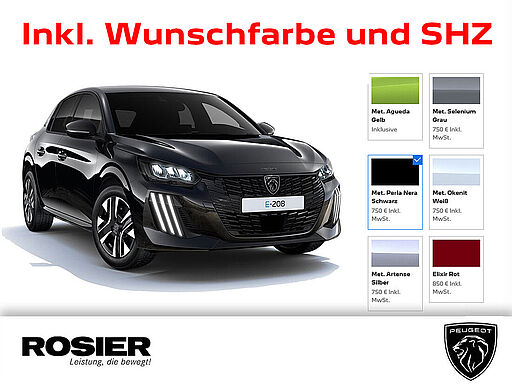Peugeot 208 Style Elektromotor 136 - Gewerbeangebot Peugeot 208 Style Elektromotor 136 - Gewerbeangebot