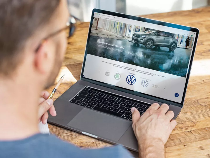 Schließen Sie die Volkswagen Garantieverlängerung direkt online Ihrem VW Partner ROSIER ab.