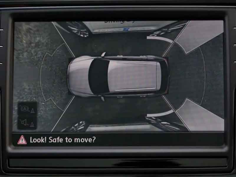 Die Area View Funktion im Volkswagen Passat