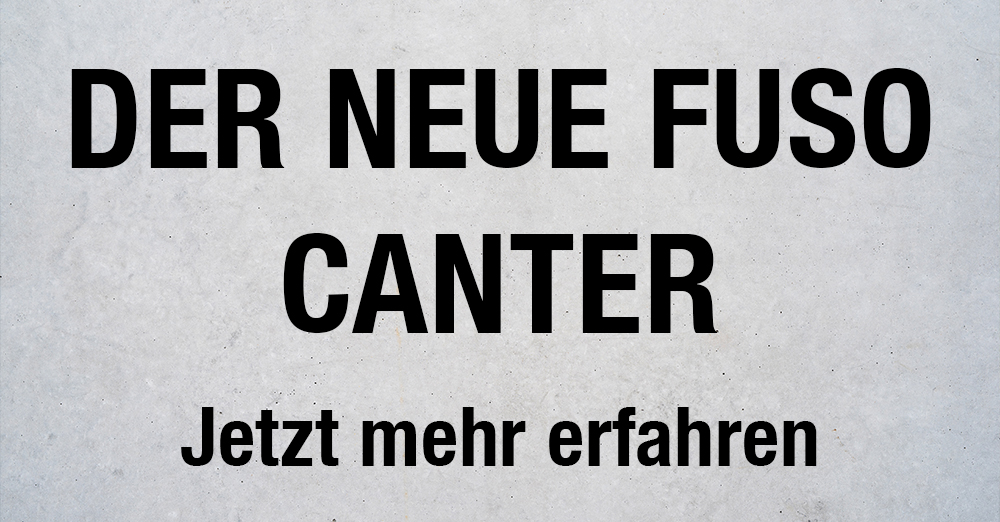 Der neue FUSO CANTER
