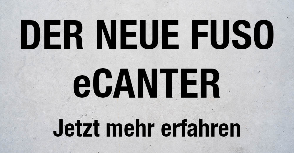 Der neue FUSO eCanter. Jetzt mehr erfahren