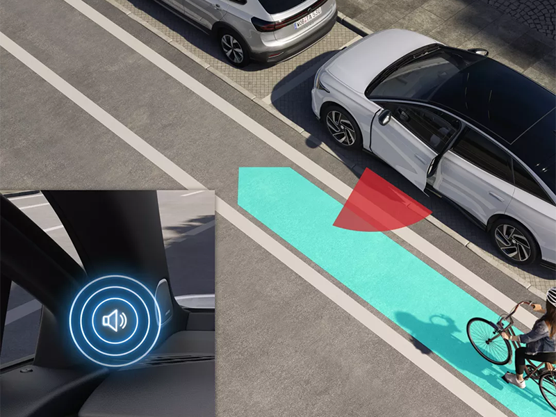 Ausstiegswarnung - VW Assistenzsysteme