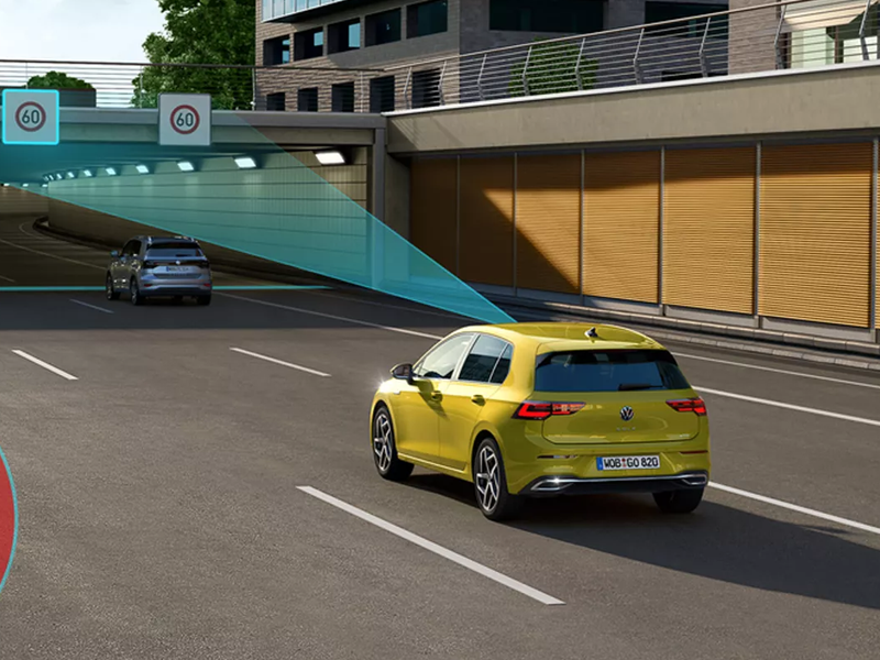 Verkehrszeichenerkennung - VW Assistenzsysteme