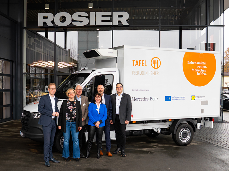 Neues Kühlfahrzeug für die Tafel Iserlohn Hemer/Caritas