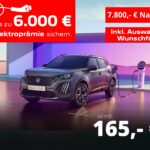 Bild 1 - Der PEUGEOT E-2008 BUSINESS Elektromotor 156 ab 165 Euro/Monat im Privatkunden-Leasing