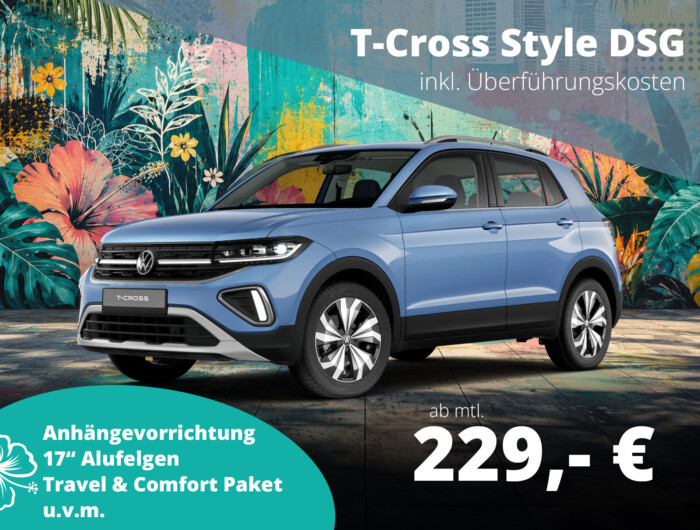 T-Cross Style sofort verfügbar