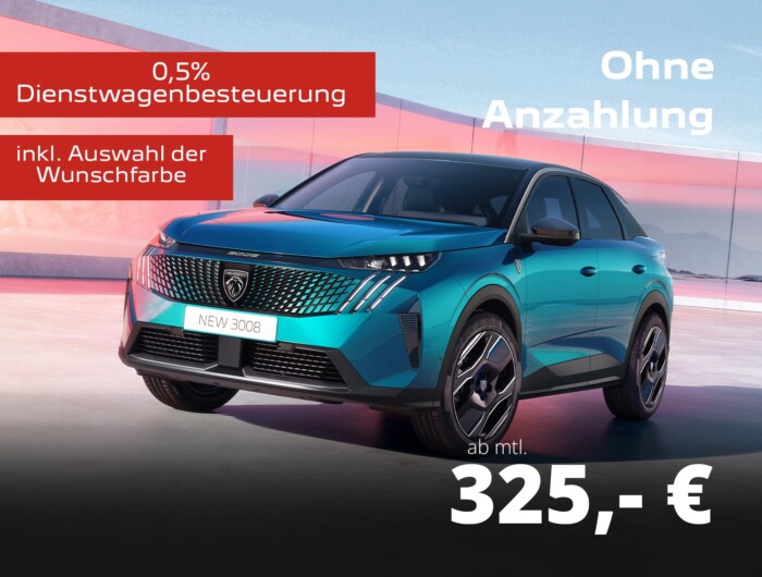 Der PEUGEOT 3008 ALLURE BUSINESS