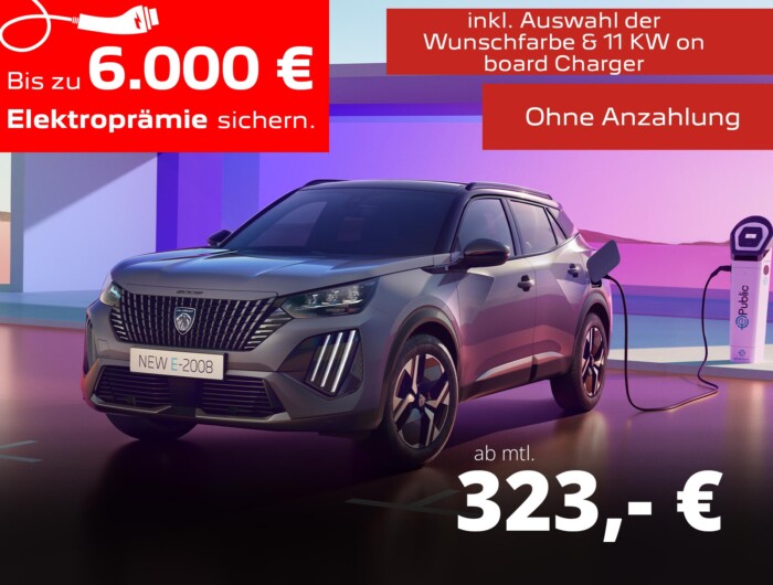 Der PEUGEOT e-2008 BUSINESS