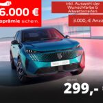 Bild 1 - Der PEUGEOT E-3008 Allure Business Elektromotor 210 ab 299 Euro/Monat im Privatkunden-Leasing