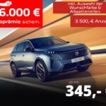 Bild 1 - Der PEUGEOT E-5008 Allure Elektromotor 210 ab 345 Euro/Monat im Gewerbekunden-Leasing
