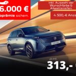 Bild 1 - Der PEUGEOT E-5008 Allure Elektromotor 210 ab 313 Euro/Monat im Gewerbekunden-Leasing