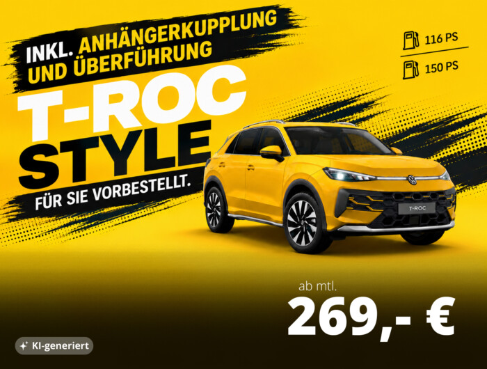 T-Roc Style für Sie vorbestellt