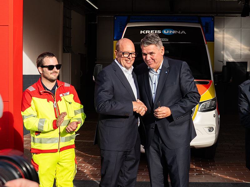 Feierliche Übergabe der Rettungswache Fröndenberg