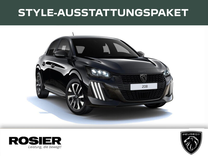 Bild 1 - Der PEUGEOT 208 STYLE TURBO 100 ab 169 Euro/Monat im Privatkunden-Leasing