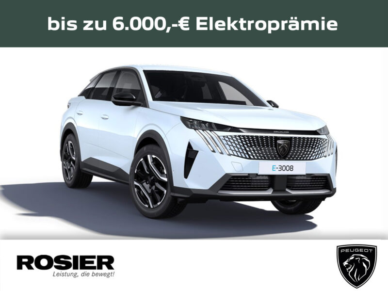 Bild 1 - Der PEUGEOT E-3008 Allure Business Elektromotor 210 ab 246 Euro/Monat im Privatkunden-Leasing