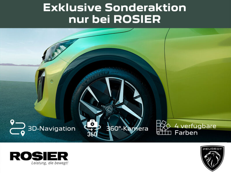 Bild 3 - Der PEUGEOT 208 ALLURE TURBO 100 ab 159 Euro/Monat im Privatkunden-Leasing